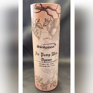 Brentwood Air Pump Wine Bottle Opener With Foil Cutter, Vacuum Stopper, Aerator